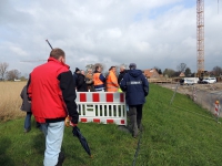 Besuch der Brückenbaustelle der A 26-Querung